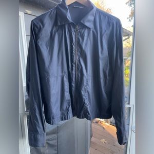 Gene Meyer windbreaker spring jacket  size M lightweight Blue